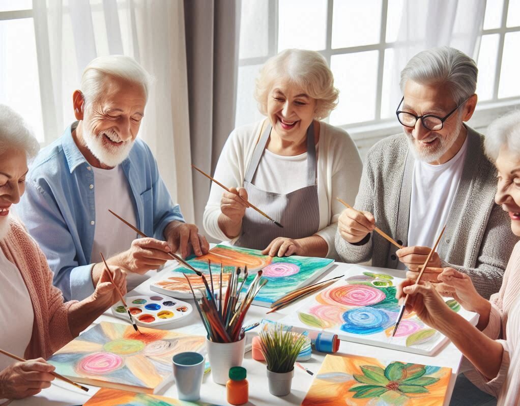 Golden Creativity: How Art Therapy Enlivens Seniors Lives